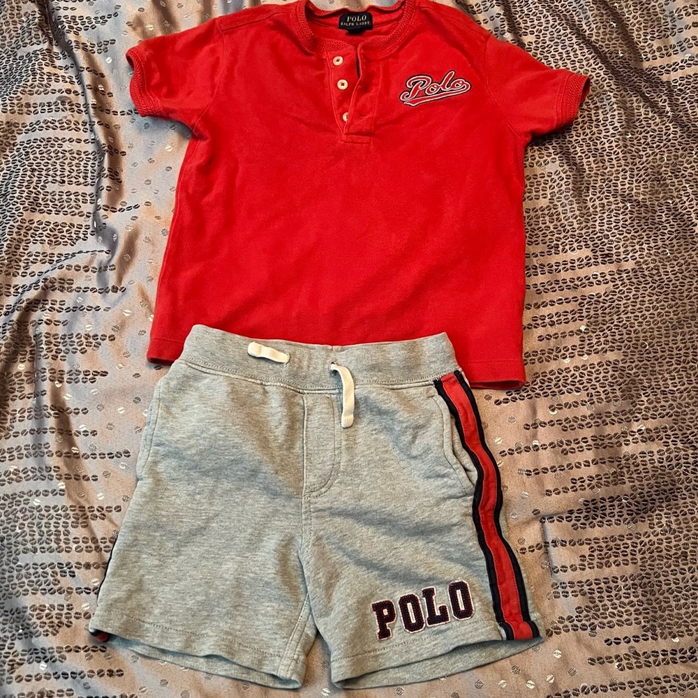 Kids Ralph Lauren Polo Matching Set
